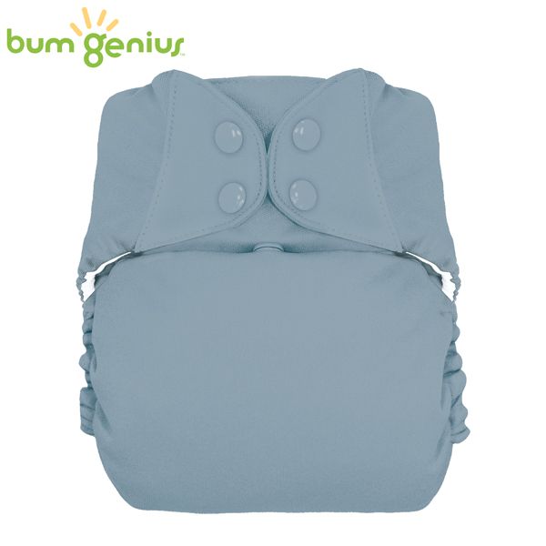 BumGenius XXL-Pocketwindel - BIG (16-32 kg) - Armadillo (Grau)