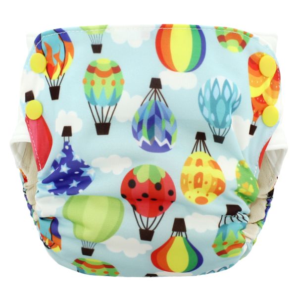 Blueberry Simplex 2.0 Side Snap (AIO) Bio-Baumwolle (GOTS) Balloons