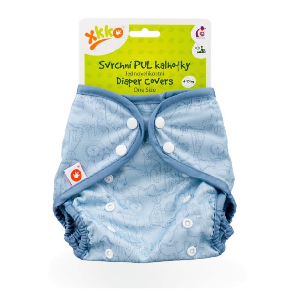 XKKO - Überhose (PUL) - doppelte Beinbündchen - One Size (4-15 kg) - Safari Mountain Spring