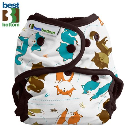 Best Bottom - Überhose (SIO) BIGGER (XL 5-20+ kg) - PUL - Fox Trot