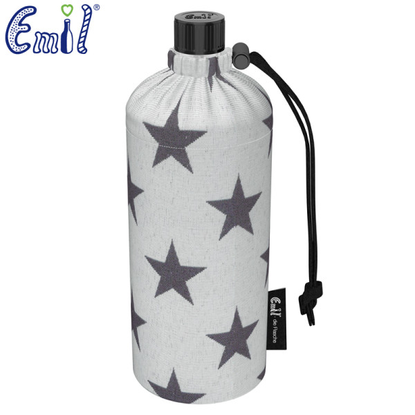 Emil die Flasche (600ml) - Komplettset (Bio-Baumwolle-Überzug) - Sterne