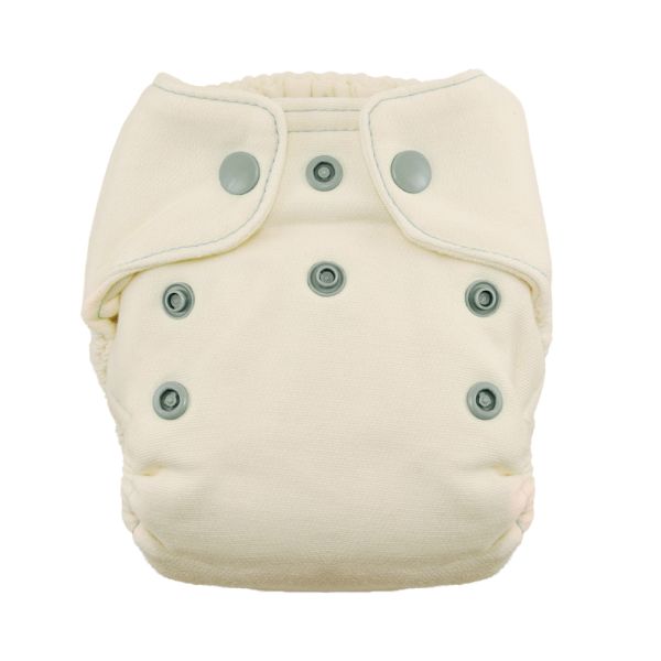 Thirsties - Natural Fitted Höschenwindel (Bio-Baumwolle & Bambus-Viskose) - Newborn - Fin