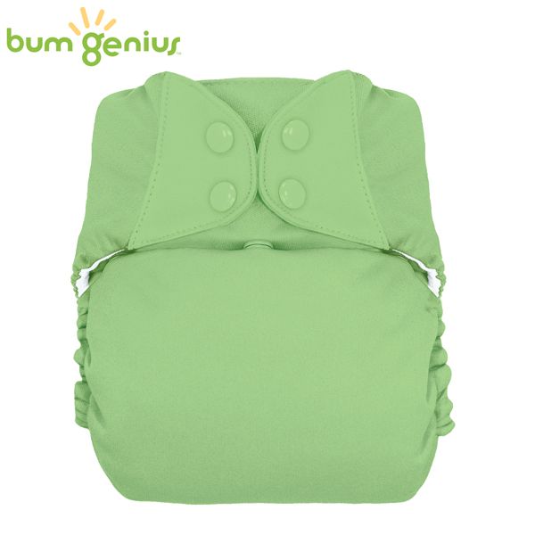 BumGenius XXL-Pocketwindel - BIG (16-32 kg) - Grasshopper (Grasgrün)