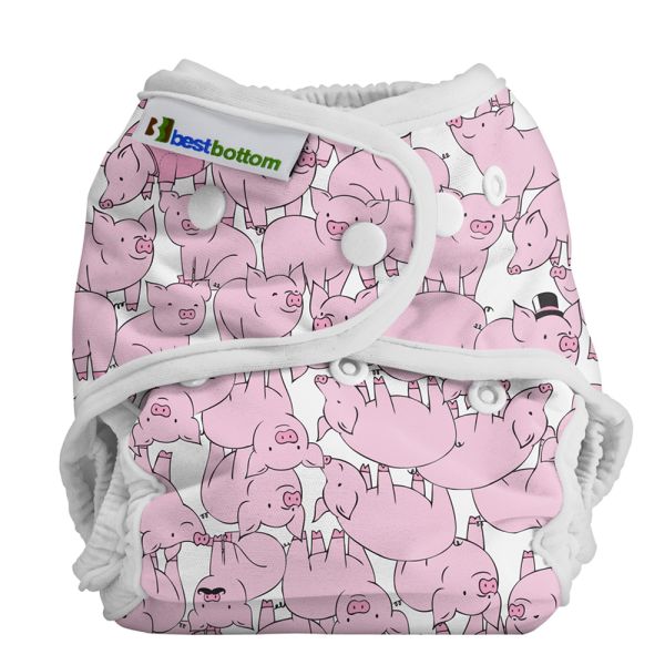 Best Bottom Überhose (SIO) One Size (3-16 kg) PUL Schweinchen