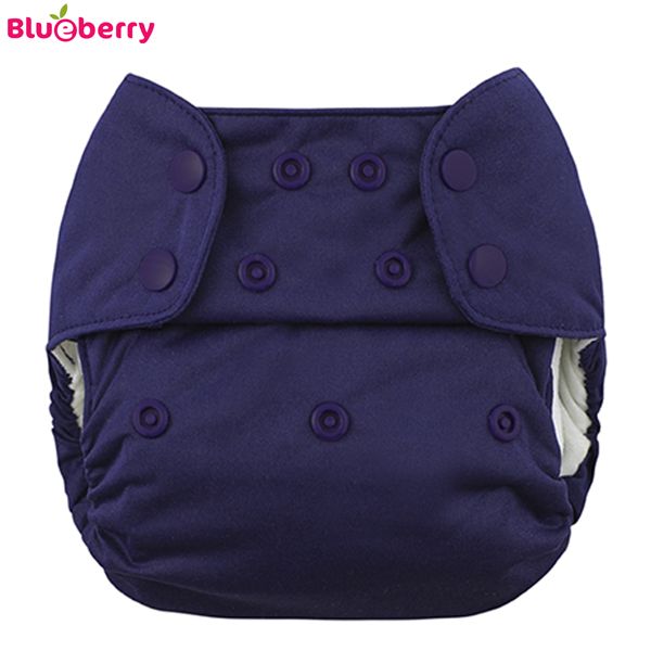 Blueberry - Simplex OneSize (AIO) - Bio-Baumwolle - Dunkelblau (Navy)