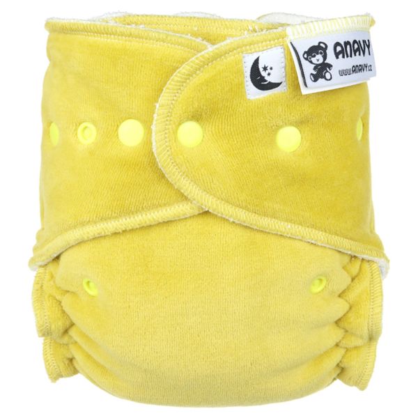 Anavy - Höschenwindel (XL-Nachtwindel) 7-18 kg - (ohne Einlagen) - Ockergelb