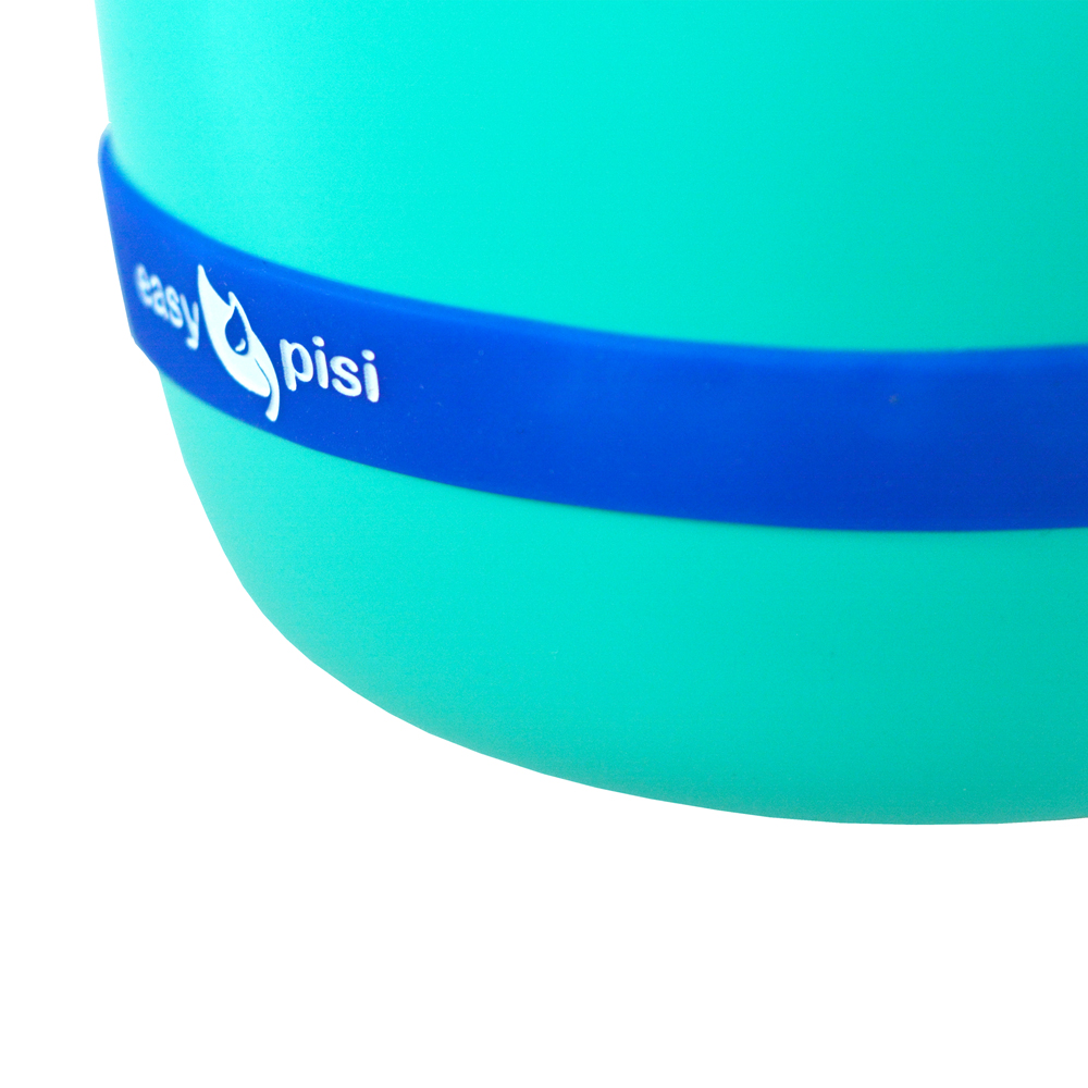 Stoffüberzug für Windelfrei Töpfchen mit Spritzschutz Farbe Blau Easypisi