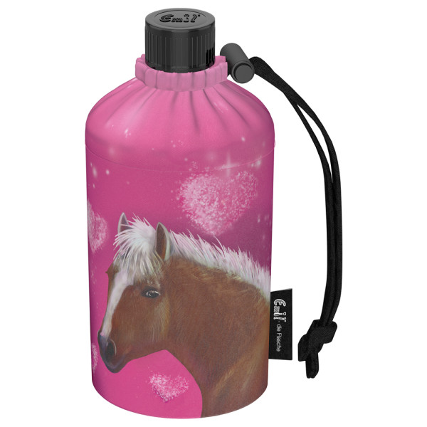Emil die Flasche (300ml) - ovale Form - Komplettset - Pink Horse