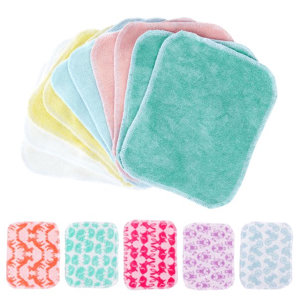 TotsBots - Wipes - Bambus-Feuchttücher (Waschlappen) - 17x13cm (10 Stück)