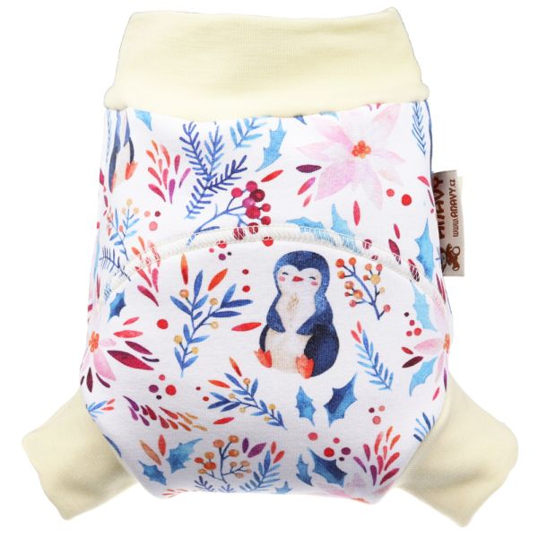 Anavy Wollschlupfhose - Pinguine - Merino (kbT) & Baumwolle