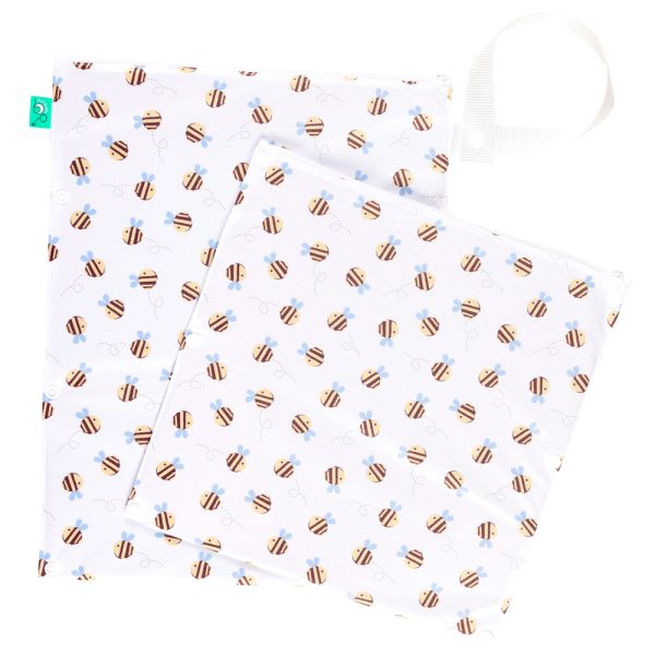 TotsBots - doppelter Wetbag mit Trockenfach Gr. M (38x30 cm)