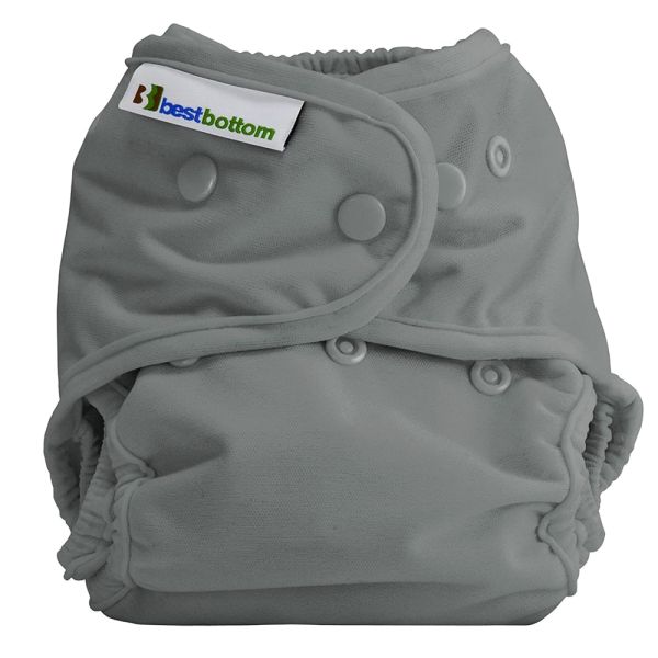 Best Bottom - Überhose (SIO) One Size (3-16 kg) - PUL - Grau