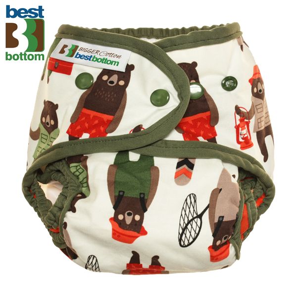 Best Bottom - Überhose (SIO) BIGGER (XL 5-20+ kg) - Baumwolle - Brawny Bears