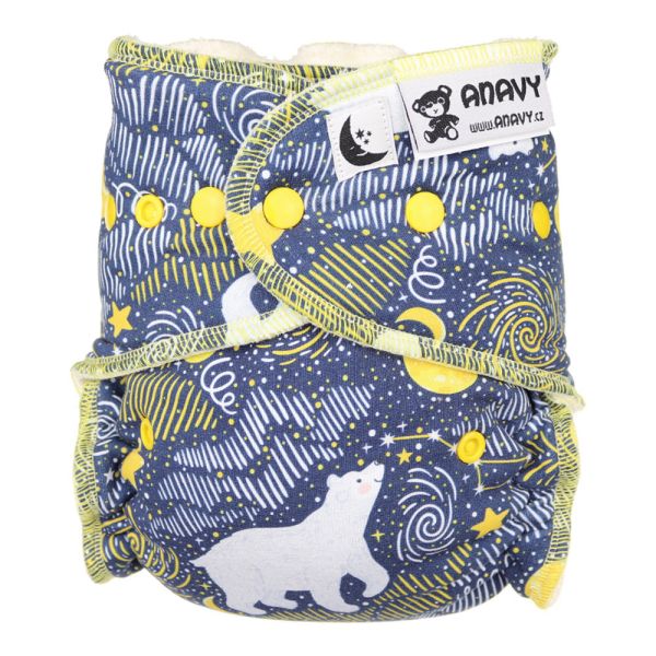 Anavy Höschenwindel (XL-Nachtwindel) 7-18 kg (ohne Einlagen) Polarbär