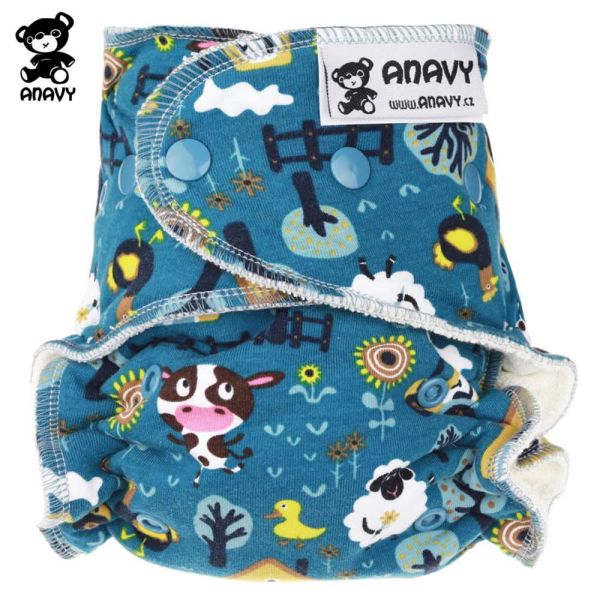 Anavy Höschenwindeln - Farm - One Size (3,5-15 kg)