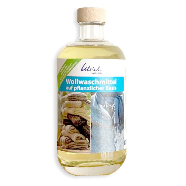 Ulrich natürlich - Wollwaschmittel auf Pflanzlicher Basis - 500ml Glasflasche