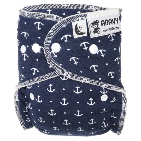 Anavy Höschenwindel (XL-Nachtwindel) 7-18 kg (ohne Einlagen) Anker