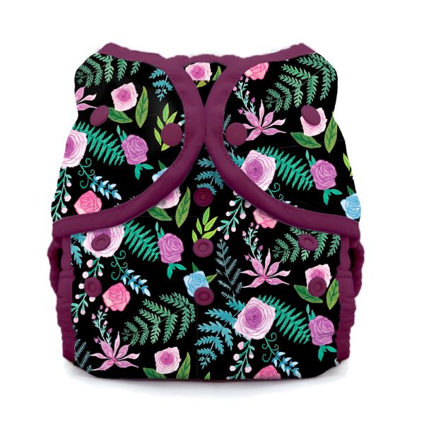 Thirsties - DUO Wrap - Überhose - doppelte Beinbündchen - Floribunda (Druck- & Klettverschluss)