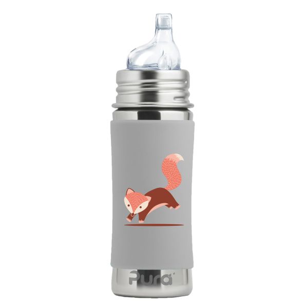 Pura Kiki Trinklernflasche - 325ml - XL Trinklernaufsatz (inkl. Schutzkappe)