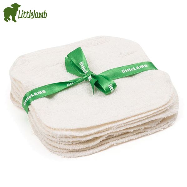 Little Lamb - Bambus Reinigungstücher (14x9 cm) - 10 Stück