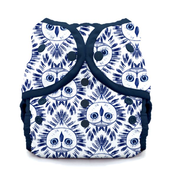 Thirsties - DUO Wrap - Überhose - doppelte Beinbündchen - Night Owl (Druck- & Klettverschluss)