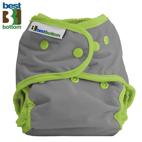 Best Bottom Diapers (PUL) Überhosen - One Size - Einfarbig - "Grau"
