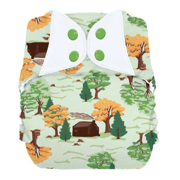 BumGenius XXL-Pocketwindel - BIG (16-32 kg) - The Big Woods (Muster)