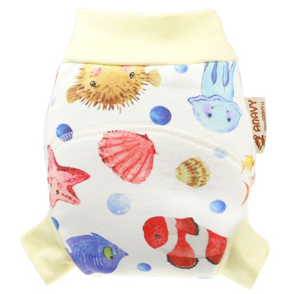 Anavy Wollschlupfhose - Sea Life - Merino (kbT) & Baumwolle