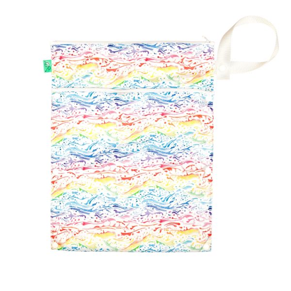 TotsBots - doppelter Wetbag mit Trockenfach Gr. M (38x30 cm)