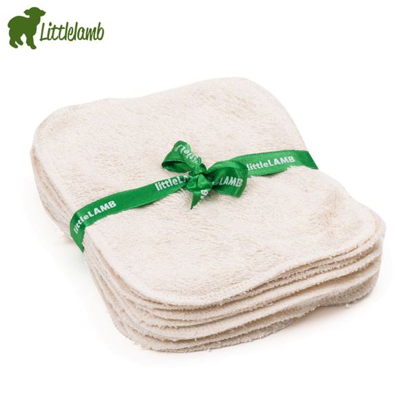 Little Lamb - Bambus Reinigungstücher - (14x9 cm) - 10 Stück