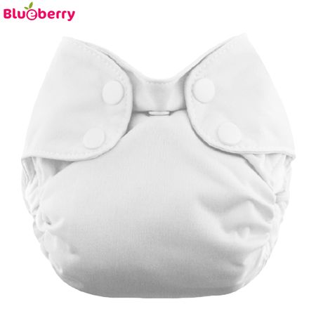Blueberry - Simplex Newborn (AIO) - Bio-Baumwolle (GOTS) - Weiß