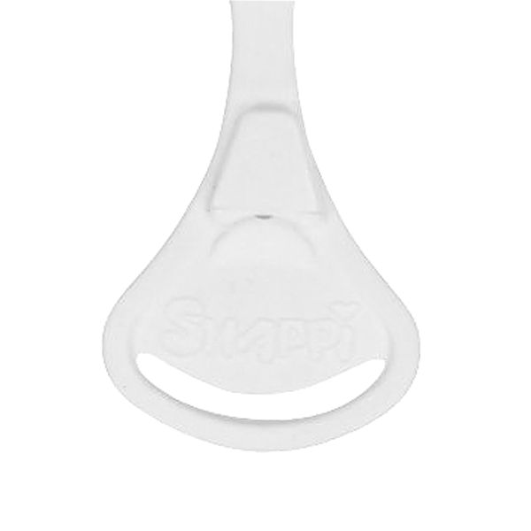 Snappi - Windelklammer für Prefolds / Mullwindeln - Größe 1 - (1 Stück) - Weiß (White)