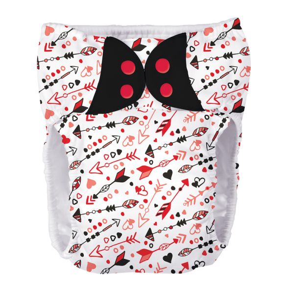 BumGenius XXXL-Pocketwindel - BIGGER (32-55 kg) - Be Mine (Muster)