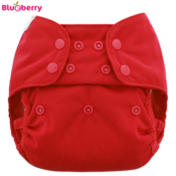 Blueberry - Capri 2.0 Überhose (Prefold) - doppelte Beinbündchen - Rot
