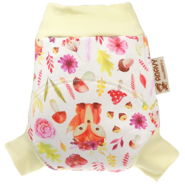 Anavy Wollschlupfhose - Flower Fox - Merino (kbT) & Baumwolle