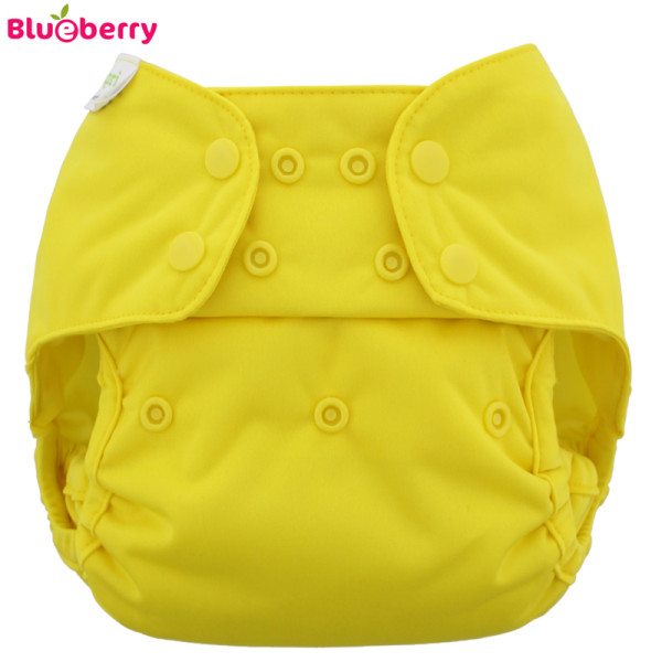 Blueberry - Capri 2.0 Überhose (Prefold) - doppelte Beinbündchen - Gelb (Lemon)