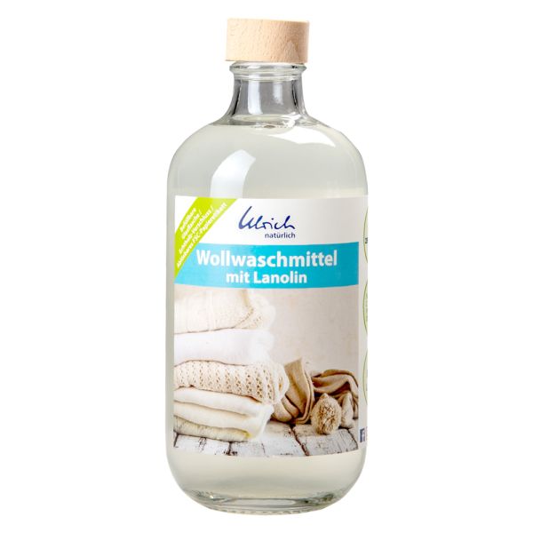 Ulrich natürlich - Wollwaschmittel mit Lanolin - 500ml Glasflasche