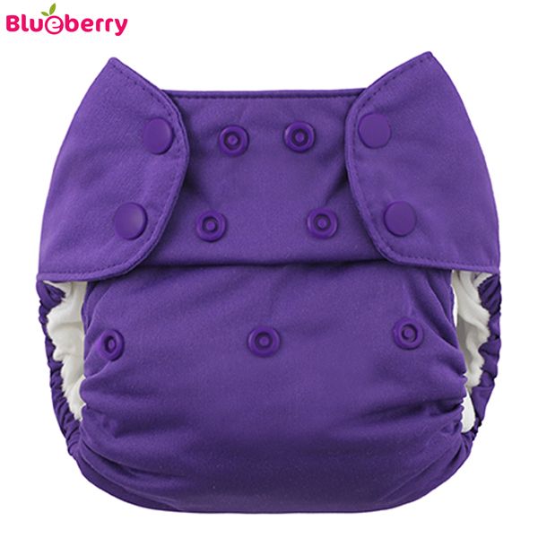 Blueberry - Simplex OneSize (AIO) - Bio-Baumwolle (GOTS) - Lila (Grape)