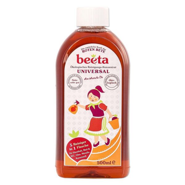 beeta - 5in1 Universal Reinigungs-Konzentrat - parfümfrei - natürliche Kraft der Roten Bete - 500ml