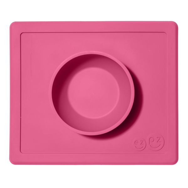 EZPZ "Happy Bowl" 100% Silikon (Rutschfeste Schüssel) Pink