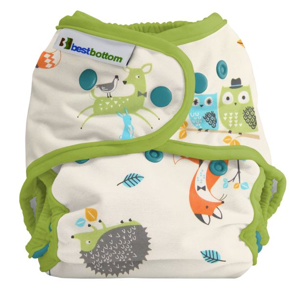 Best Bottom - Überhose (SIO) One Size (3-16 kg) - Baumwolle - Hedgie Love