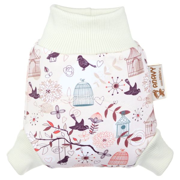 Anavy - Wollschlupfhose - Bird Cages - Merino (kbT) & Baumwolle