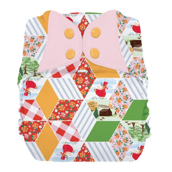 BumGenius XXL-Pocketwindel - BIG (16-32 kg) - Patchwork (Muster)
