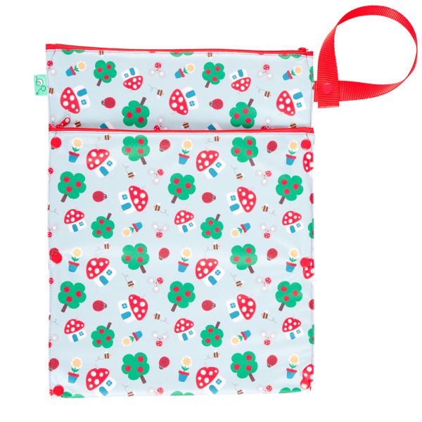 TotsBots - doppelter Wetbag mit Trockenfach Gr. M (38x30 cm)