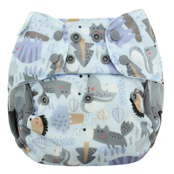 Blueberry - Capri 2.0 Überhose (Prefold) - doppelte Beinbündchen - Shadows