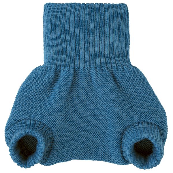 Disana - Wollüberhose (doppelt gestrickt) - Taubenblau