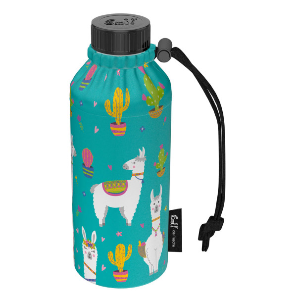 Emil die Flasche (400ml) - Komplettset (Polyester-Überzug) Weithals - Alpaka