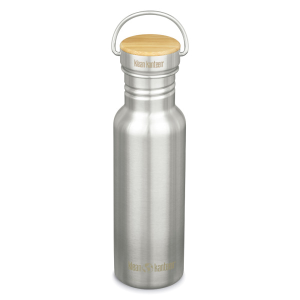 Klean Kanteen - Reflect - 18oz Edelstahl Trinkflasche (532 ml) - Modell 2021 - Bambusverschluss