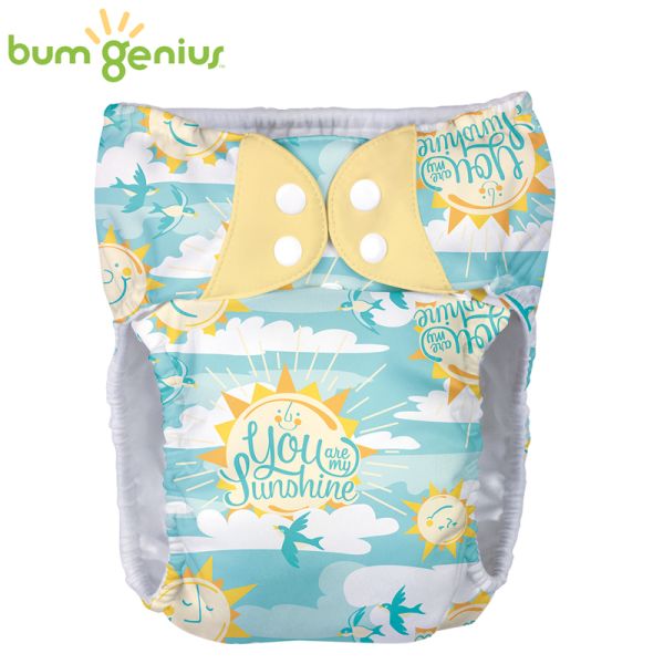 BumGenius XXXL-Pocketwindel - BIGGER (32-55 kg) - My Sun (Muster)