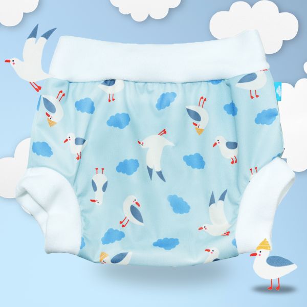 Little Clouds - Überhose V2 (Schlupfhose) - Möwen